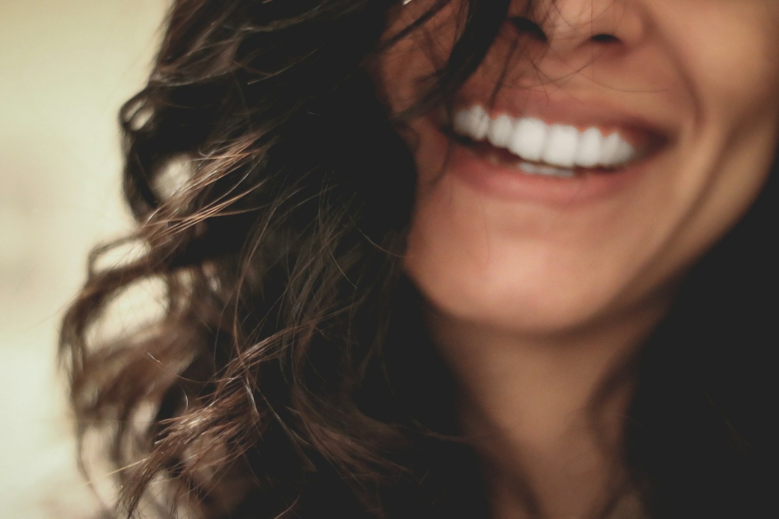 Smilende patient